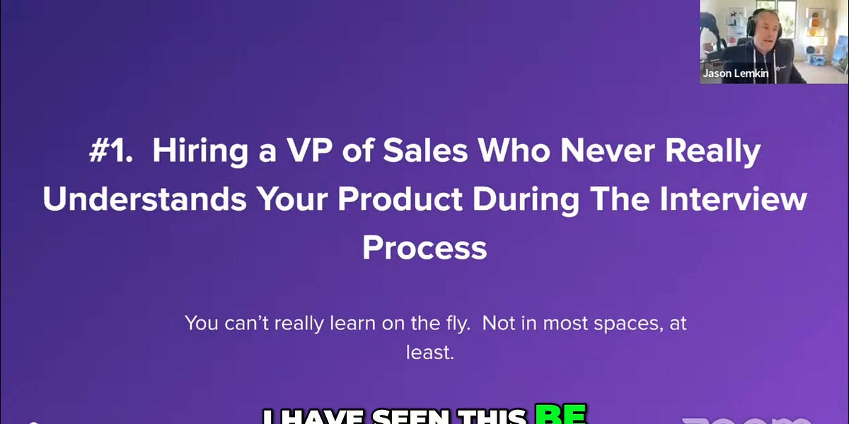 The Top 10 Mistakes I See In The VP of Sales Hiring Process