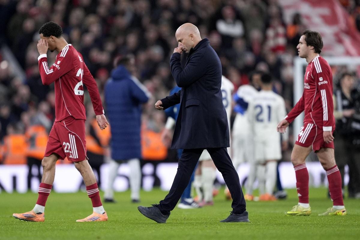 Arne Slot says Liverpool run 'far from good enough' after Nottingham Forest  loss | Cumnock Chronicle