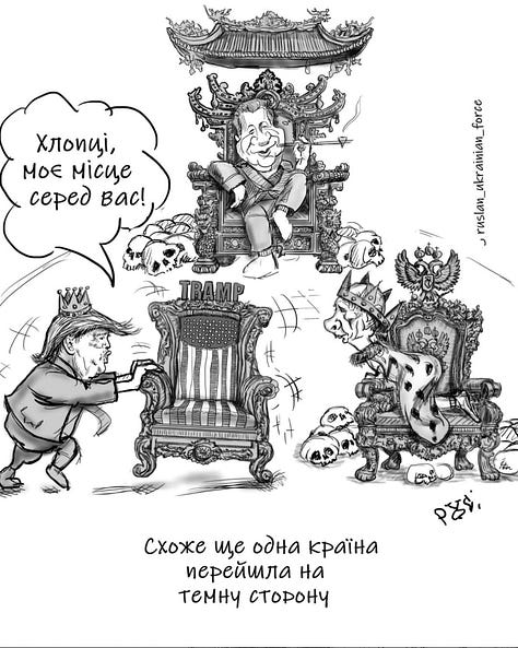 Një pasqyrë e ashpër dhe e pa filtruar e luftës e cila e tall tiraninë, zbulon hipokrizinë dhe përjetëson qëndresën. Këto vepra të fuqishme arti, të ndara me leje nga Instagrami i Ruslanit, e shndërrojnë ngjyrën e lapsit në një fushëbetejë të fletave të bardha.