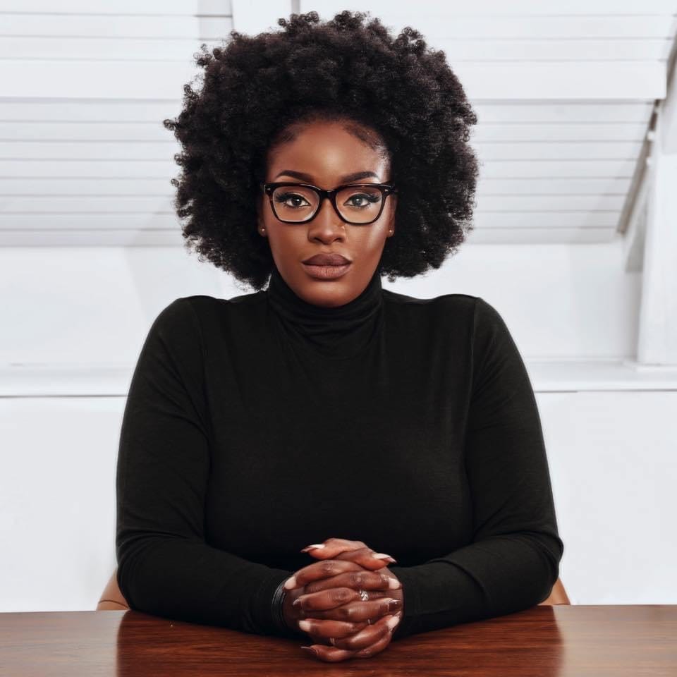 Lovette Jallow, Swedish-based award-winning author, DEIB strategist, and human rights advocate.