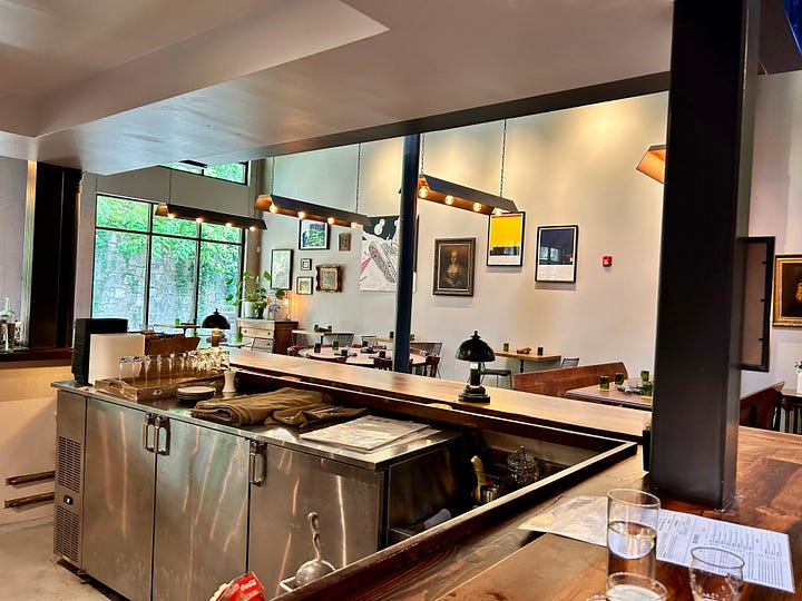 beer, taps, bar, chairs, tables, painting