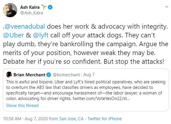Ash Kalra 🌱 on Twitter_ _.@veenadubal does her work