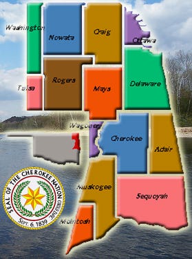 CherokeeNationMap CherokeeNationMap