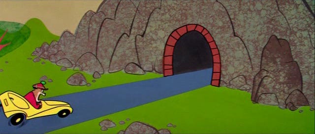 The Old Paint-a-Tunnel Gag - Tralfaz