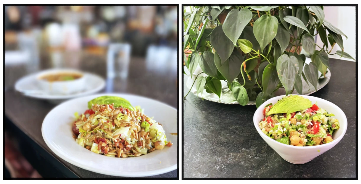 Purple salad and copycat salad