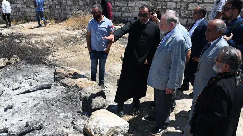 Amb. Huckabee visits village of Taybeh