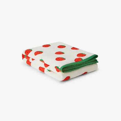 Mini Rodini bed set, pyjamas, & fleece bedspread 