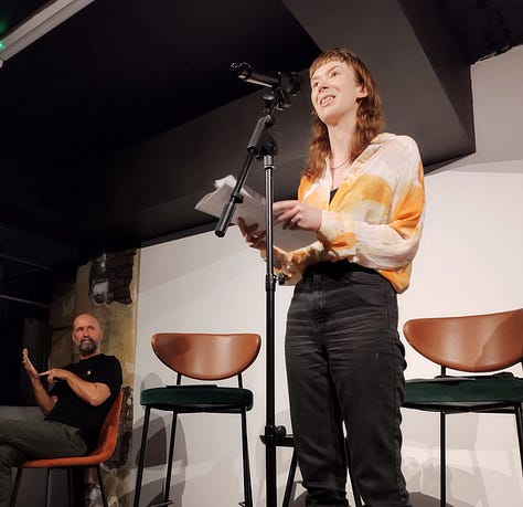 Fee, Jake and Lenni performing
