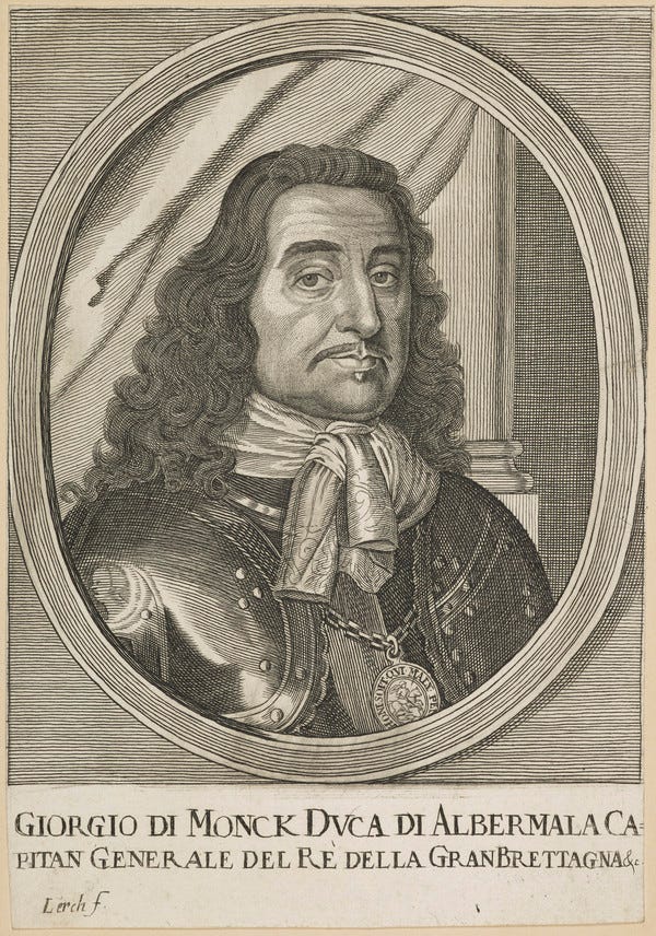 General George Monck, 1st Duke of Albemarle, 1608 - 1670. Soldier and  statesman by Lerck | National Galleries of Scotland