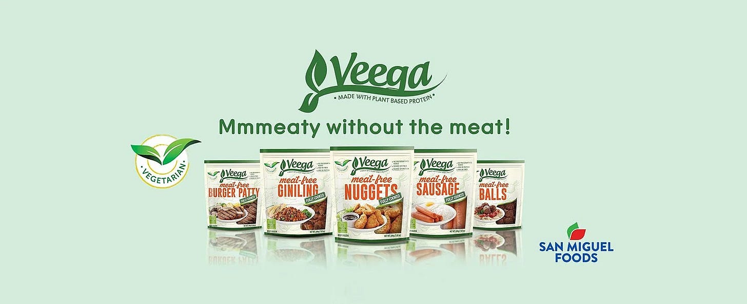 San Miguel Foods Veega vege-meat from San Miguel Foods