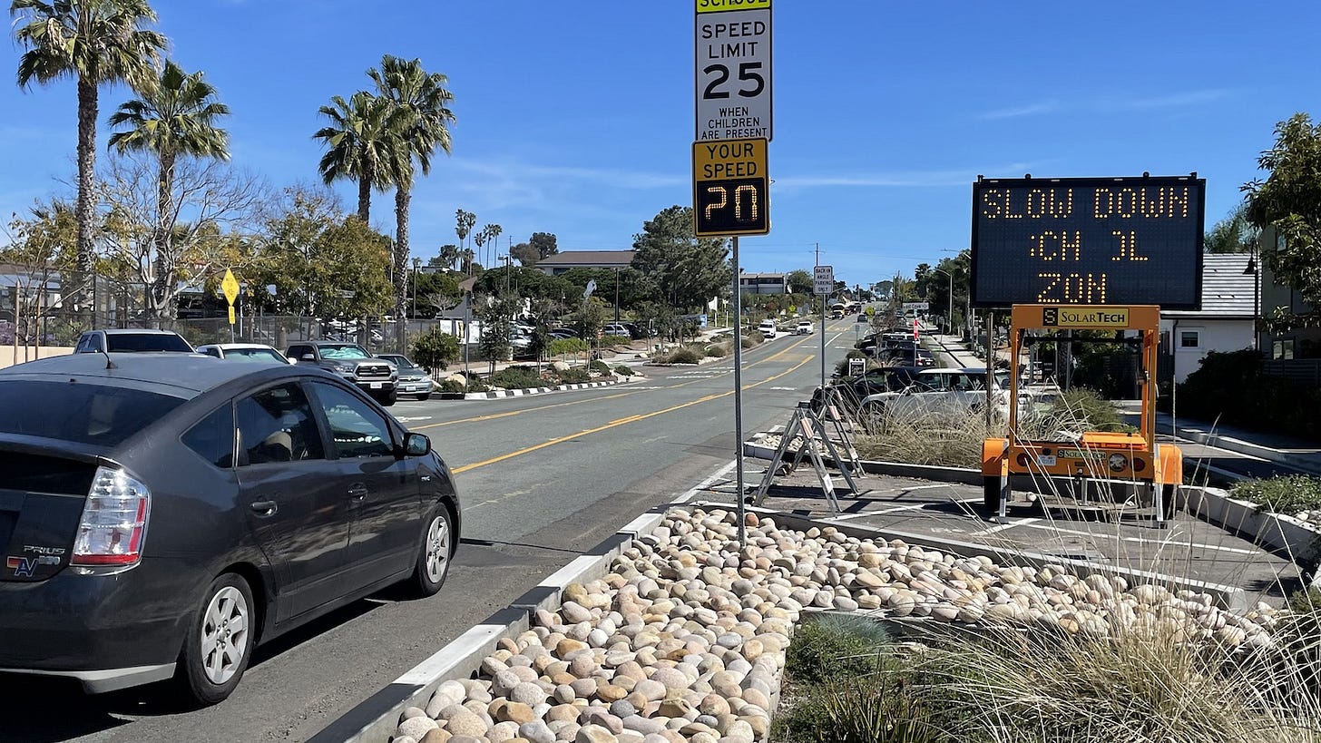 The Encinitas City Council approved a design contract on Wednesday for the controversial Santa Fe Drive. Steve Puterski photo