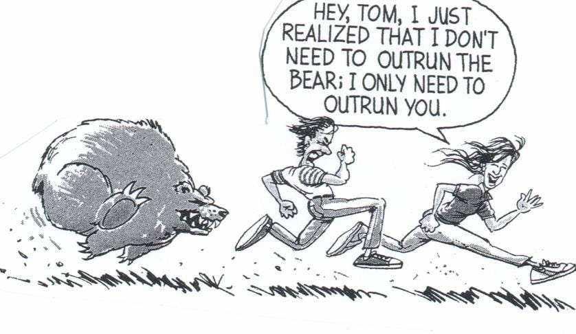 You don’t need to kill the bear | the Self Defense Club