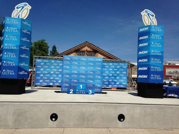 Empty podium Empty podium