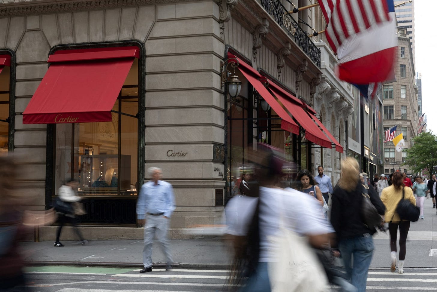 The Cartier store in New York City