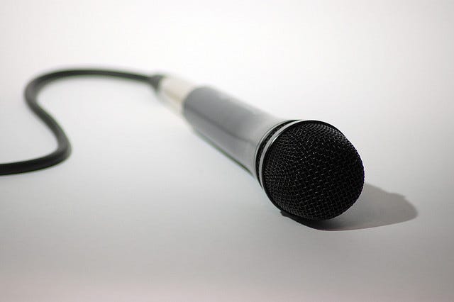You Have a Voice You Have a Voice: Photo of a microphone