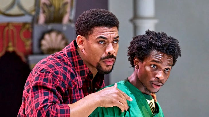 Aaron Pierre & Kedar Williams-Stirling in 'One Flew Over the Cuckoo's Nest'