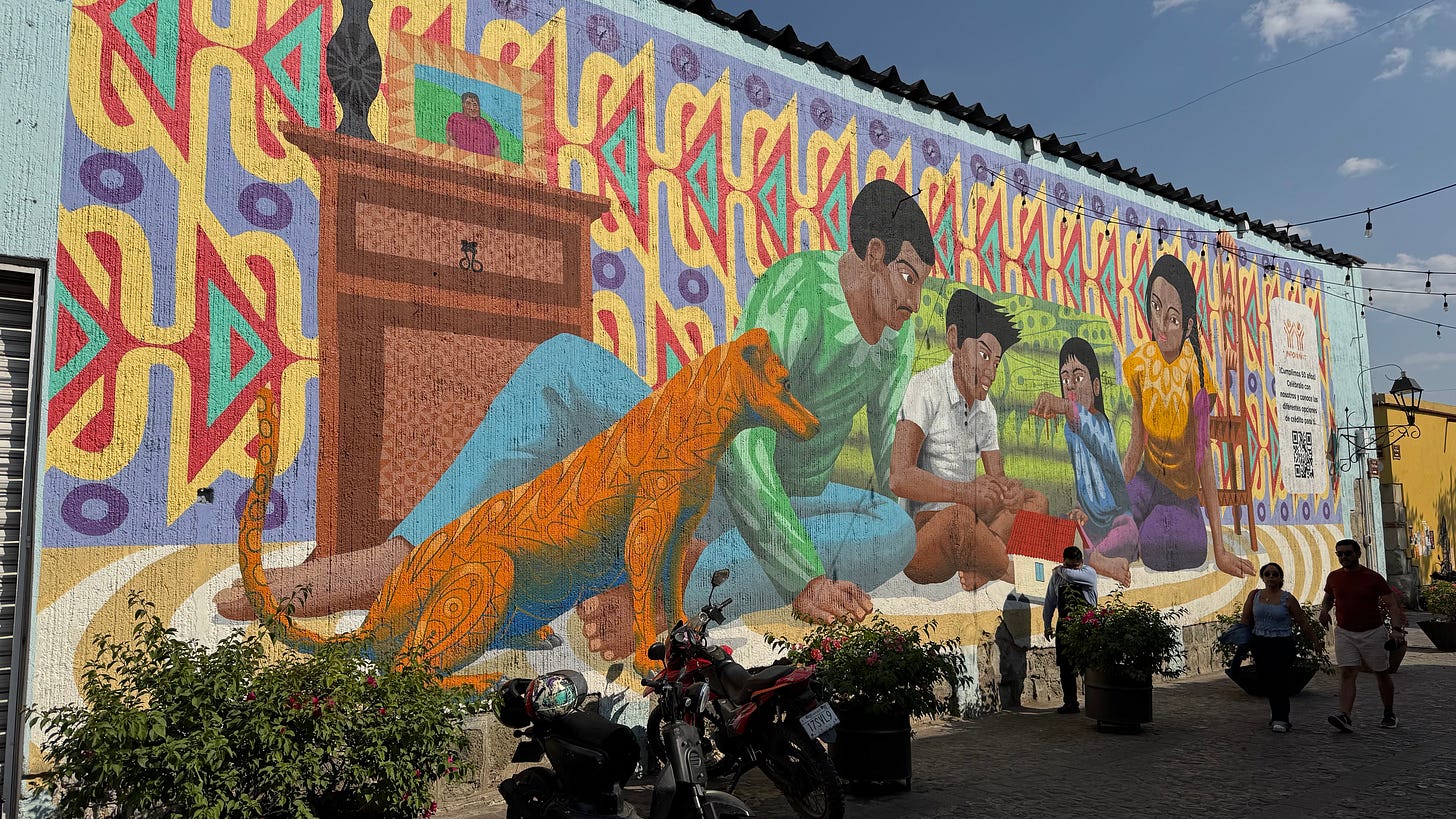 A large public mural.