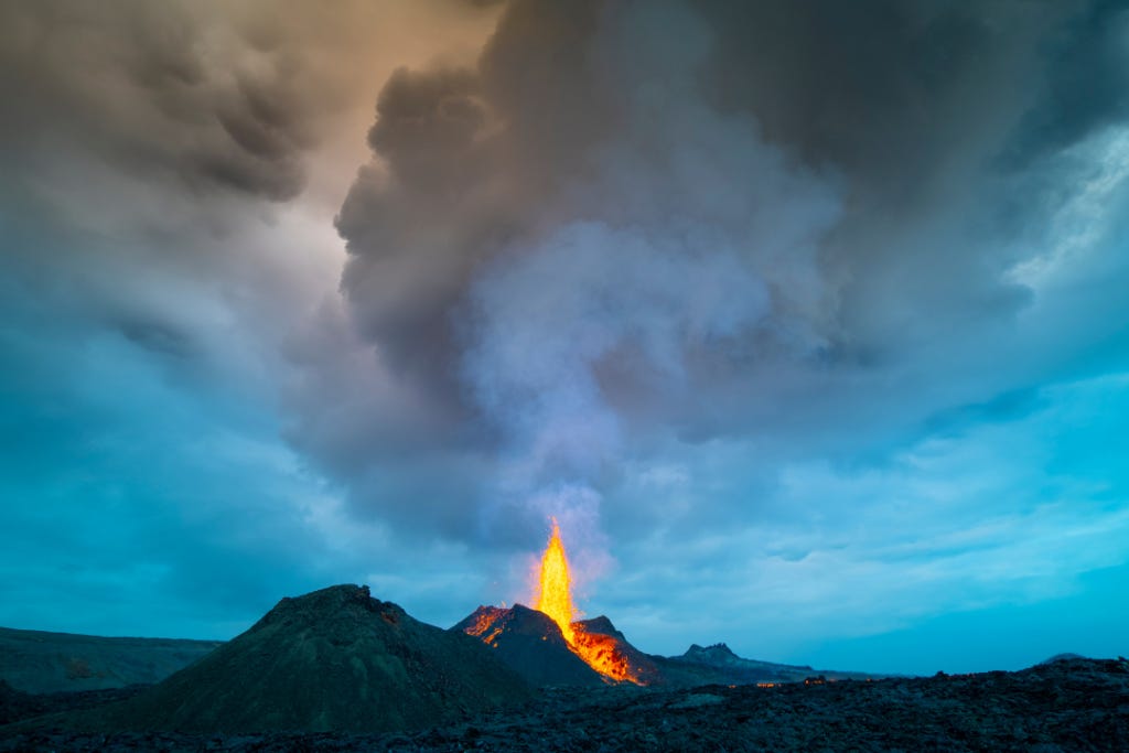 Erupción en islandia