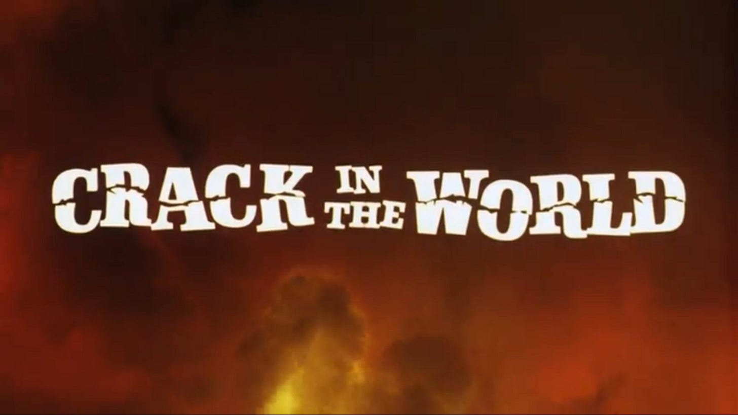 Crack in the world (1965) title screen