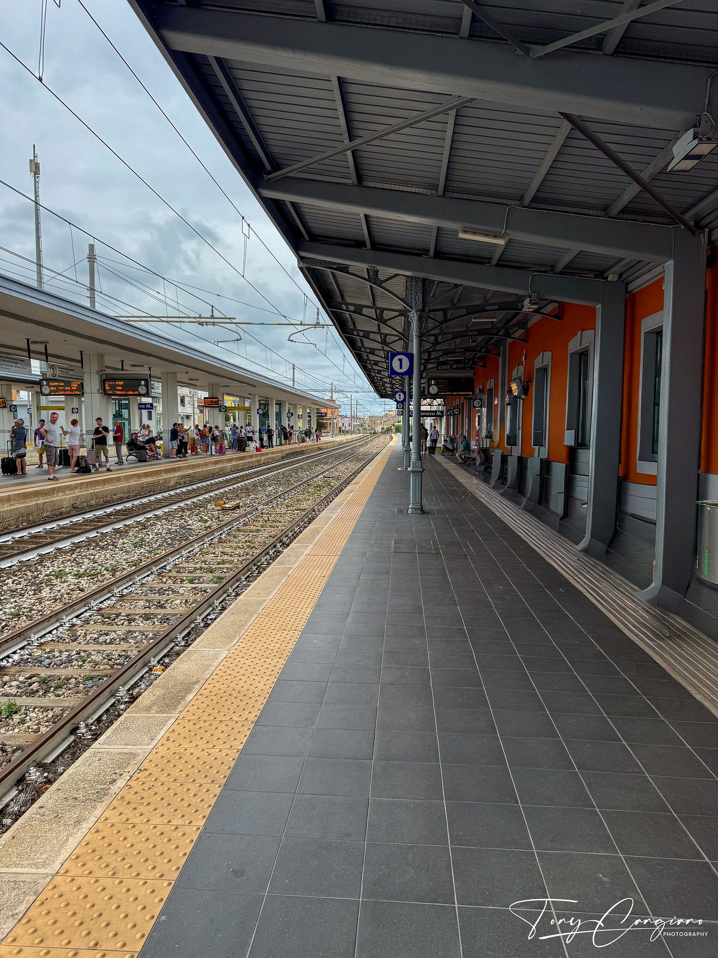 The train station in Civitanova Marche