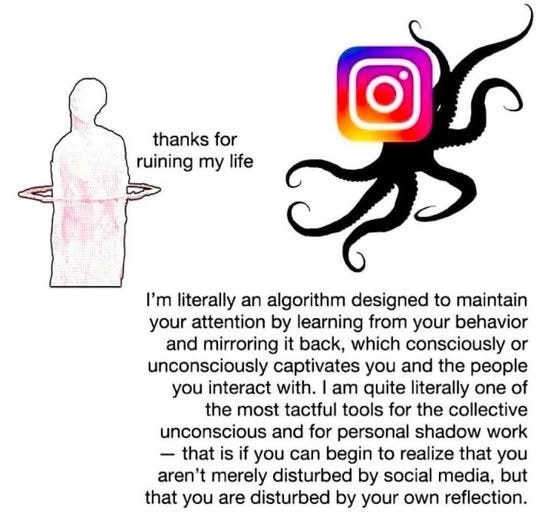 This may contain: an octopus is shown with the caption that says, thank for running my life This may contain: an octopus is shown with the caption that says, thank for running my life