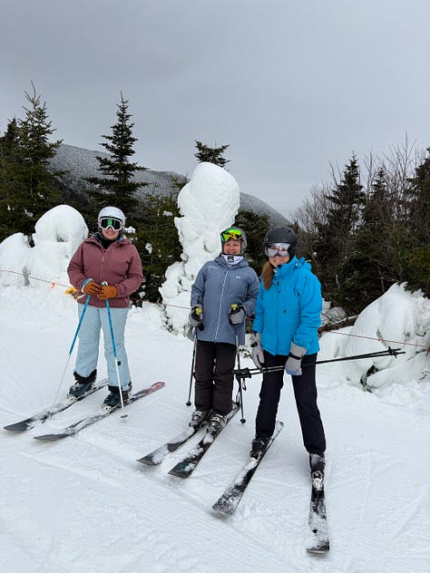 Ski Moms on Snow