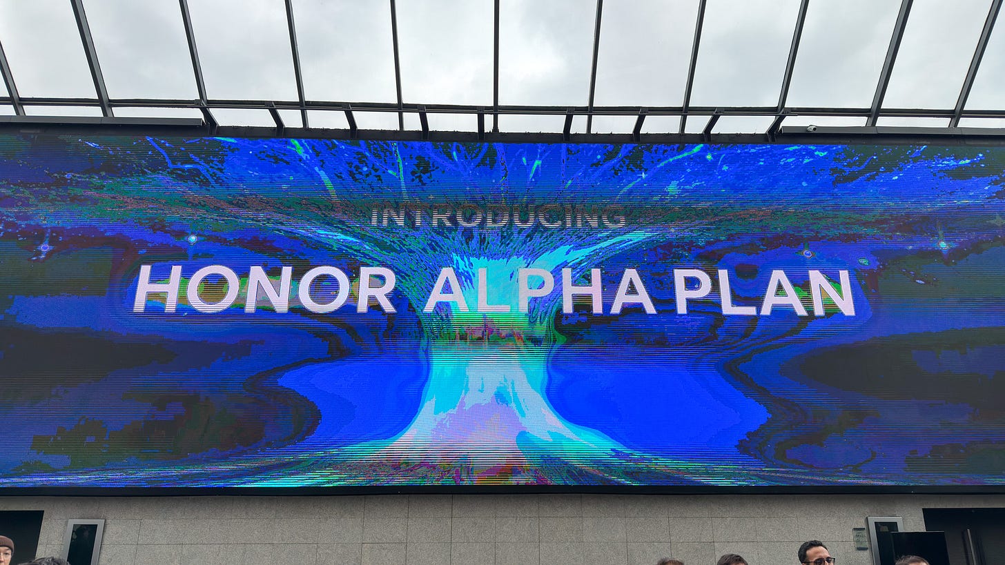Honor Alpha Plan AI MWC 2025