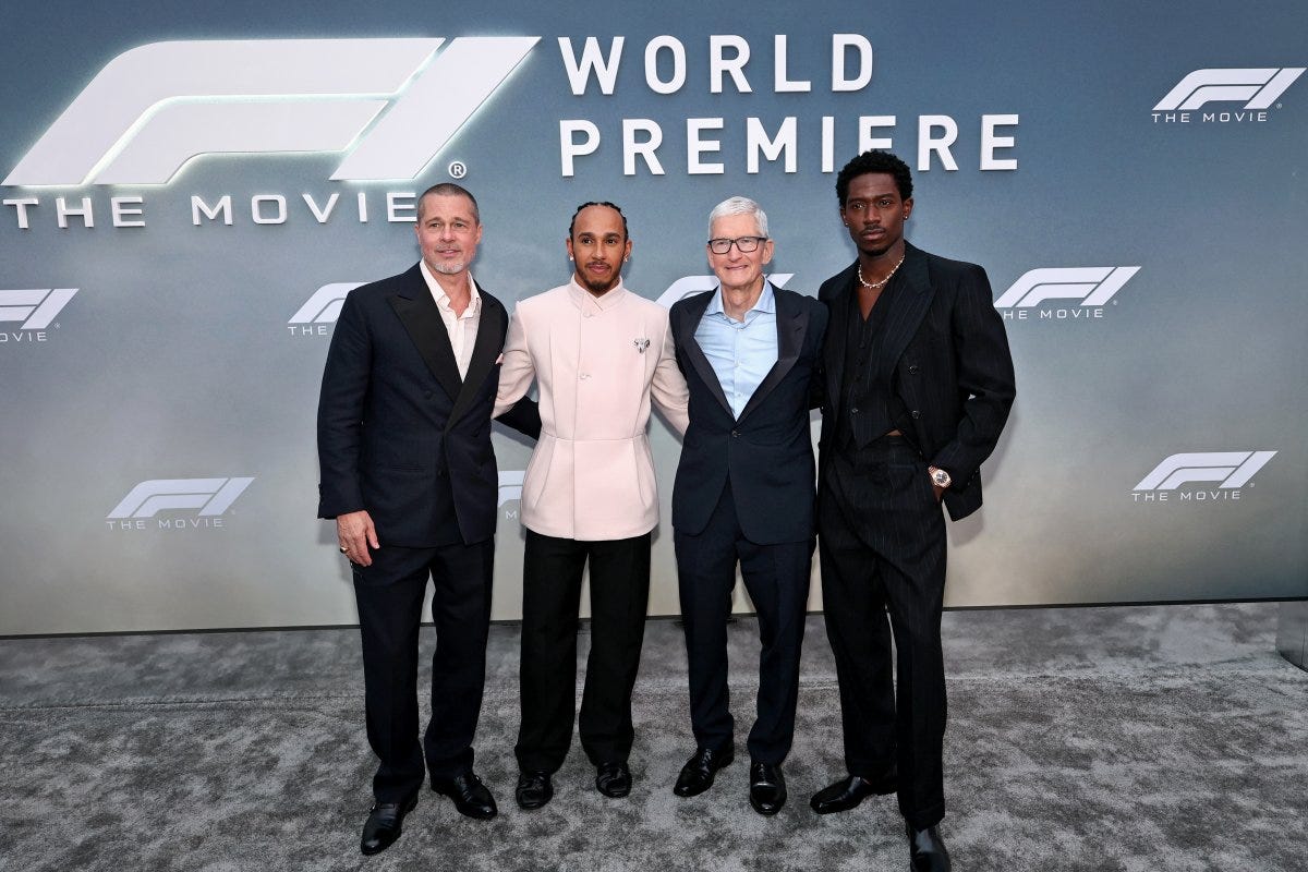 Lewis Hamilton and Apple CEO Tim Cook Open Up About 'F1' Movie  Collaboration - Newsweek
