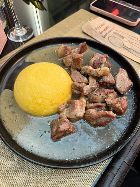 A collection of dished from Romania