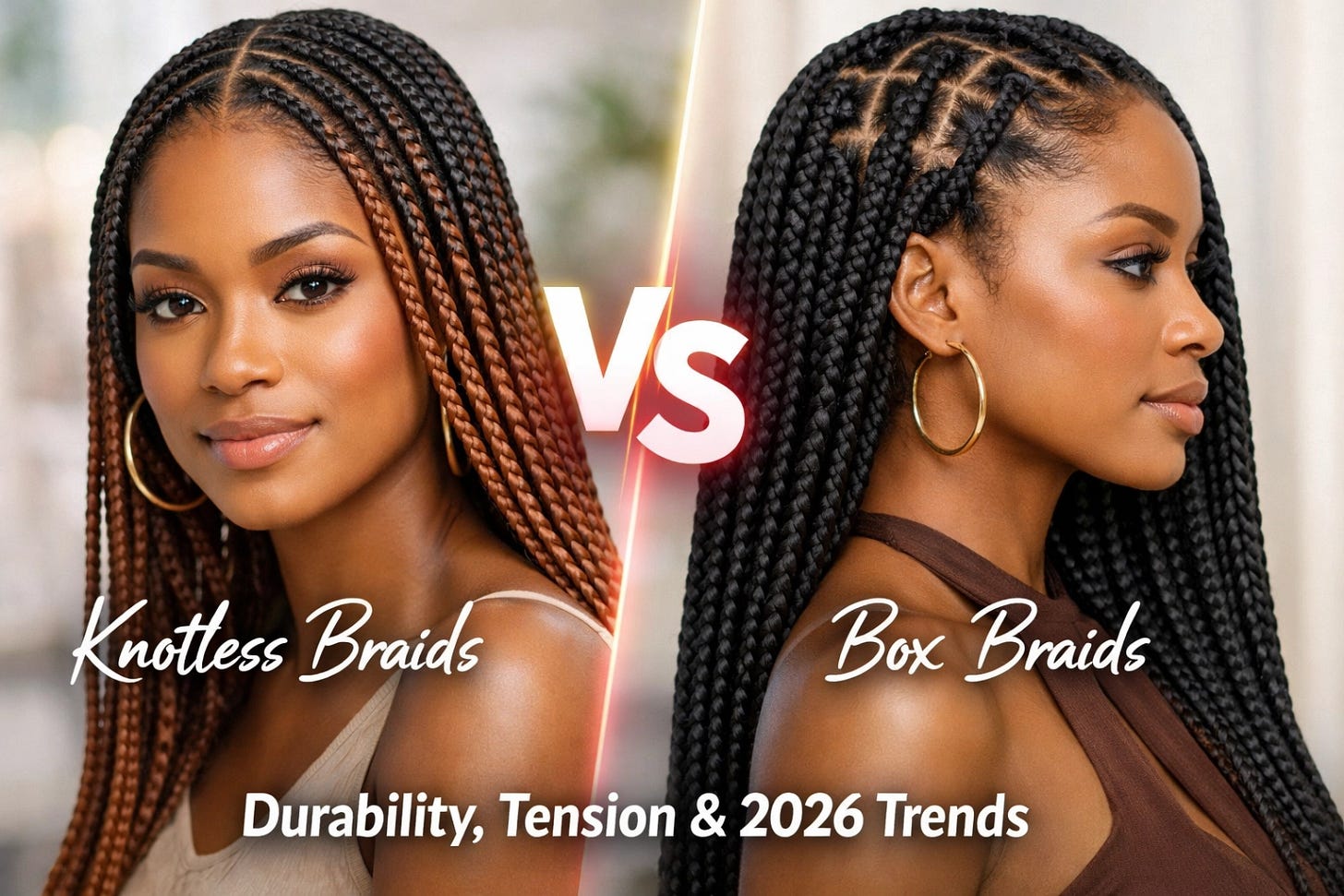 [HERO] Protective Style Showdown: Knotless vs. Box Braids (Durability, Tension & 2026 Trends)