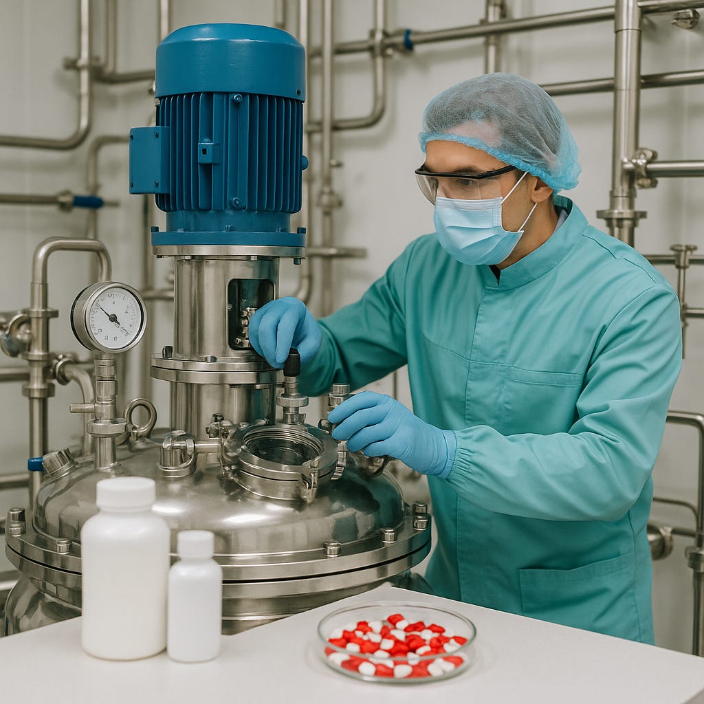 Pharmaceuticals production laboratory   Pharmaceuticals production laboratory