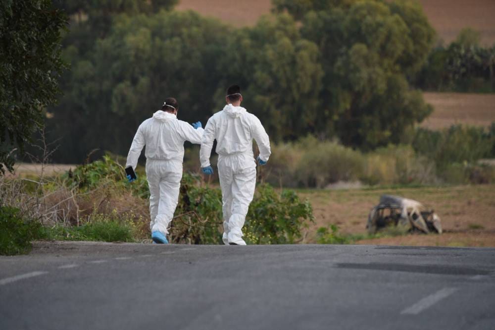 'Crooks everywhere' was her last quip before being assassinated in a powerful car bomb