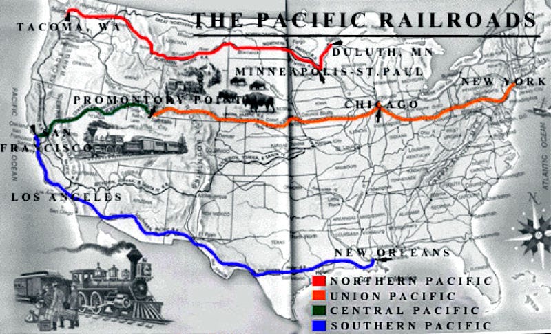 Transcontinental Railroad of 1869 - History Transcontinental Railroad of 1869 - History