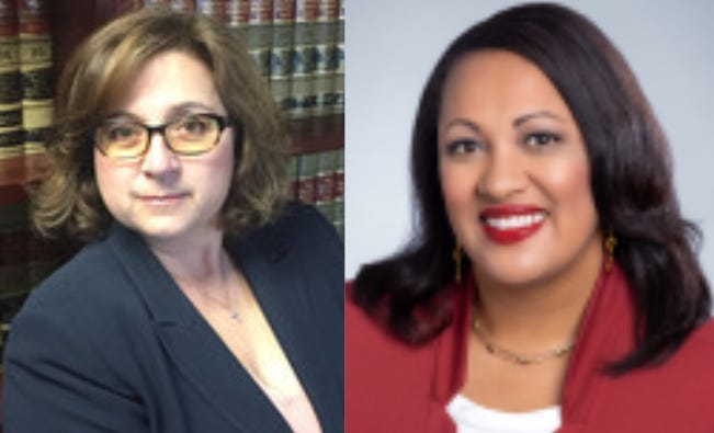 Former San Diego County Chief County Counsel Claudia Silva, left, retired two weeks ago, although some reports indicate she was forced out by a majority of the San Diego County Board of Supervisors. Sources Chief Administrative Officer Ebony Shelton, right, may also be a target for removal. Steve Puterski image Former San Diego County Chief County Counsel Claudia Silva, left, retired two weeks ago, although some reports indicate she was forced out by a majority of the San Diego County Board of Supervisors. Sources Chief Administrative Officer Ebony Shelton, right, may also be a target for removal. Steve Puterski image