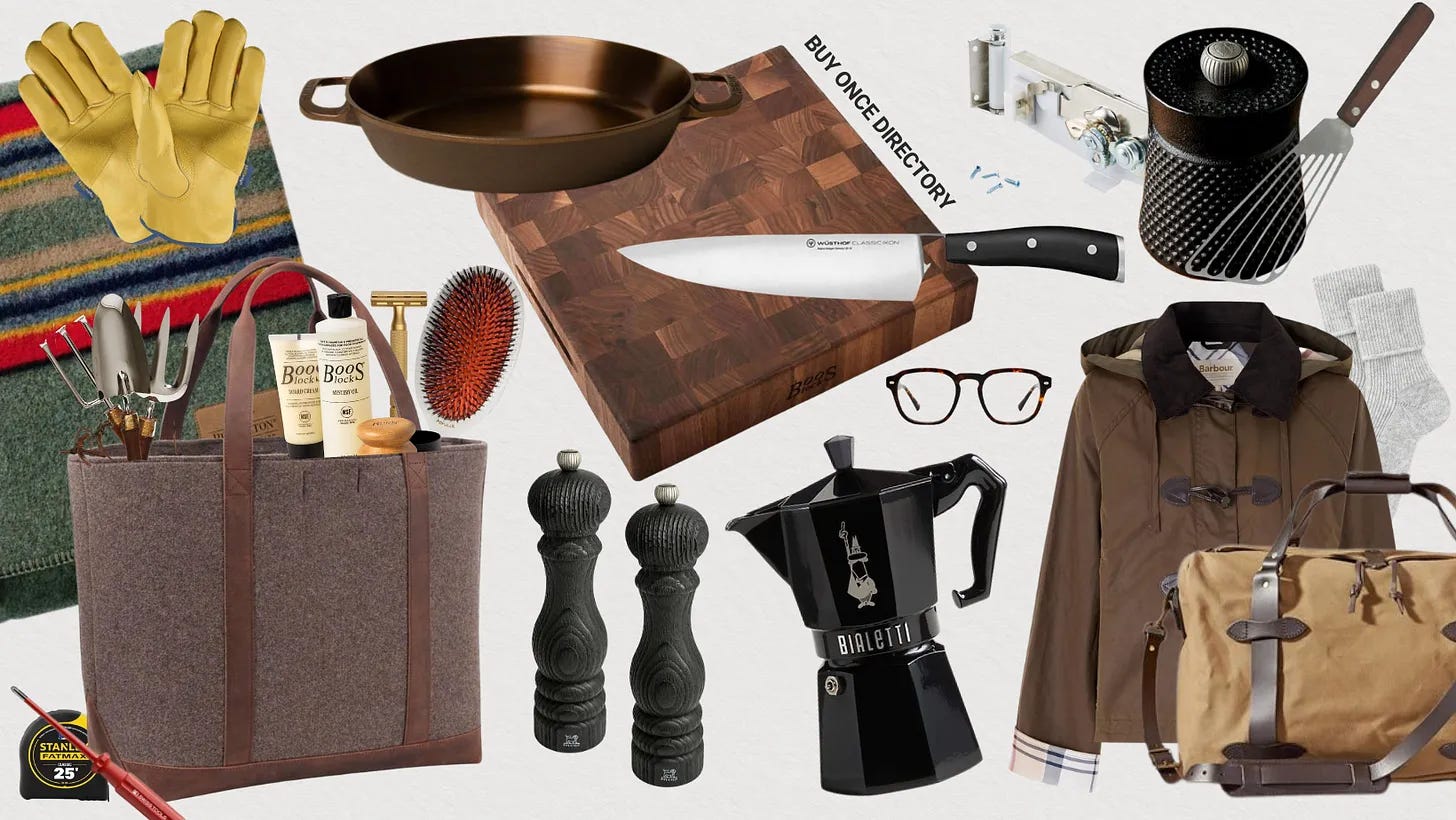 The Buy Once Directory The list I wish existed before I bought everything twice The Buy Once Directory The list I wish existed before I bought everything twice