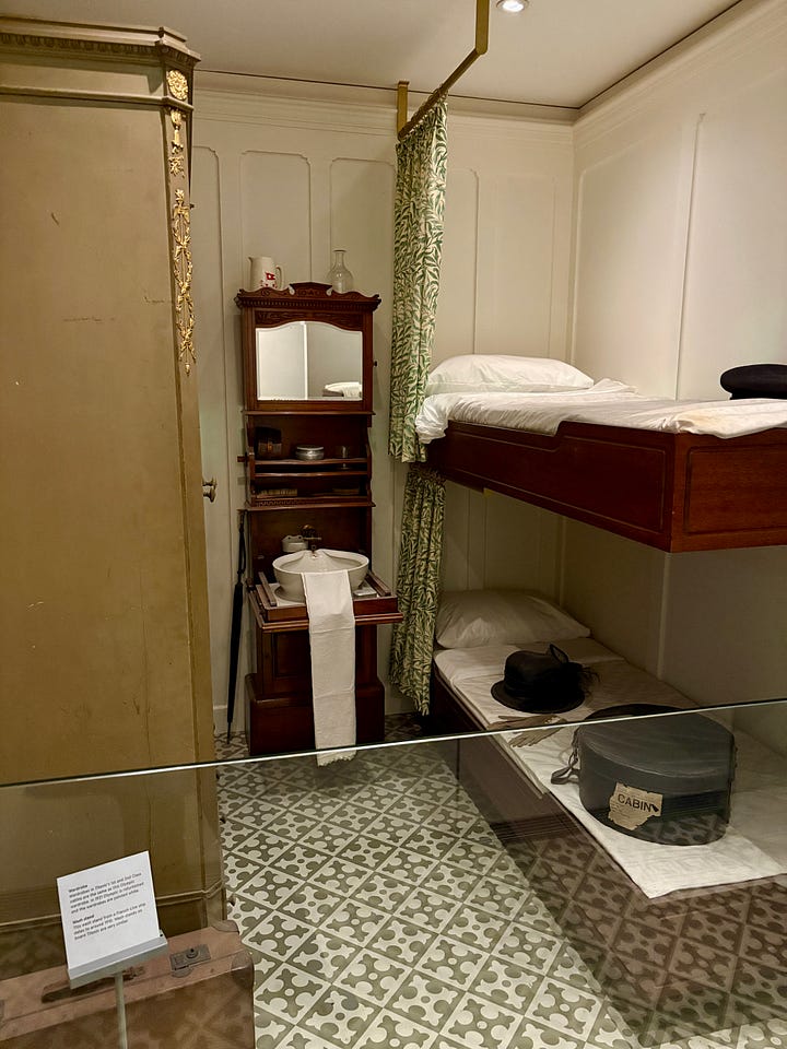 Titanic artifacts at the SeaCity Museum in Southampton
