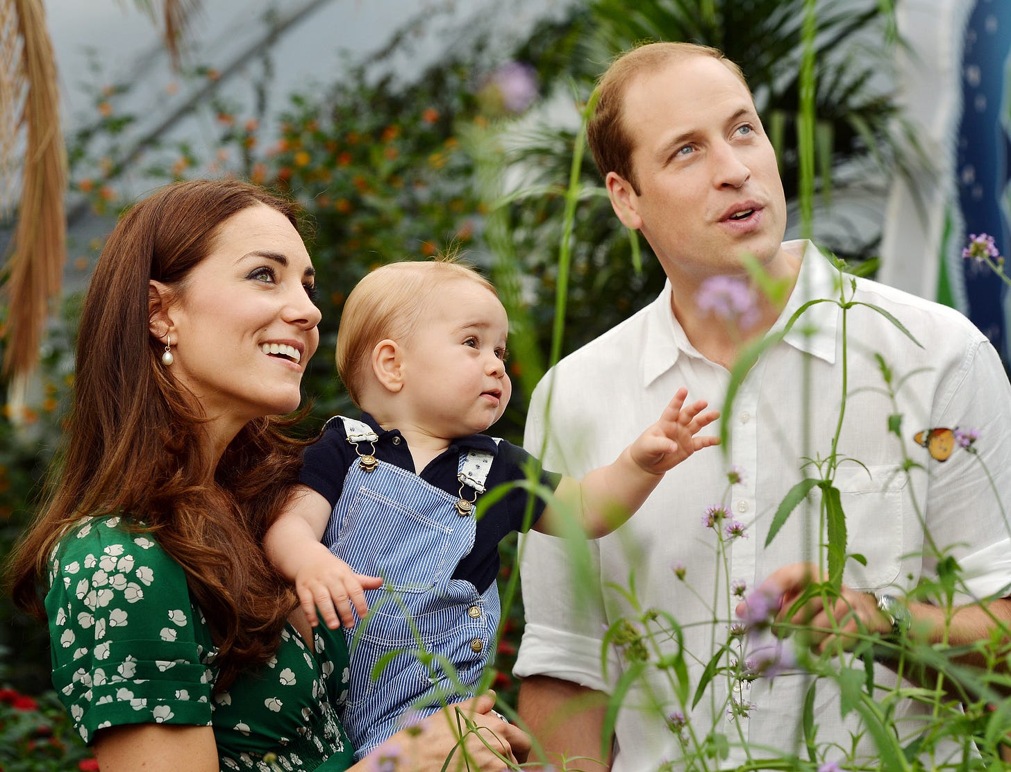 Princess Catherine, Prince George and Prince William Princess Catherine, Prince George and Prince William