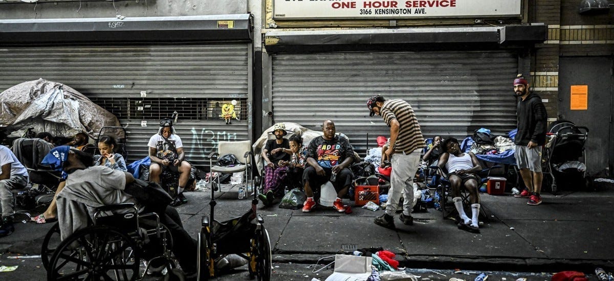 Mayor Cherelle Parker's Kensington 'resolution' clears out tent encampment  around open-air drug market - City & State Pennsylvania