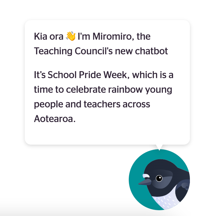“It’s school pride week which is a time to celebrate rainbow young people and teachers across Aotearoa”