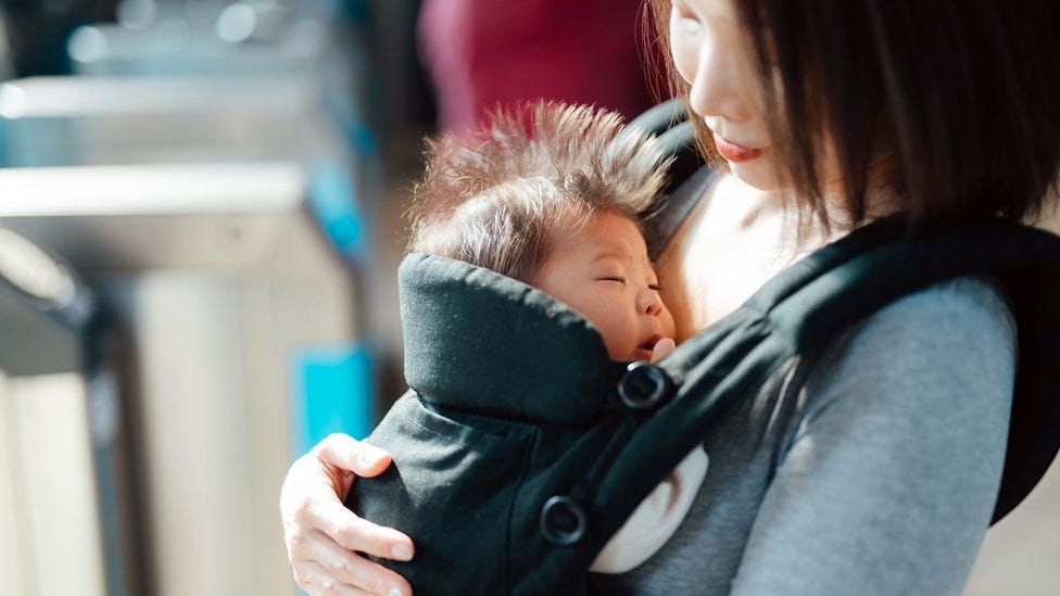 There can be a huge variation in how much babies sleep (Credit: Oscar Wong/Getty Images)