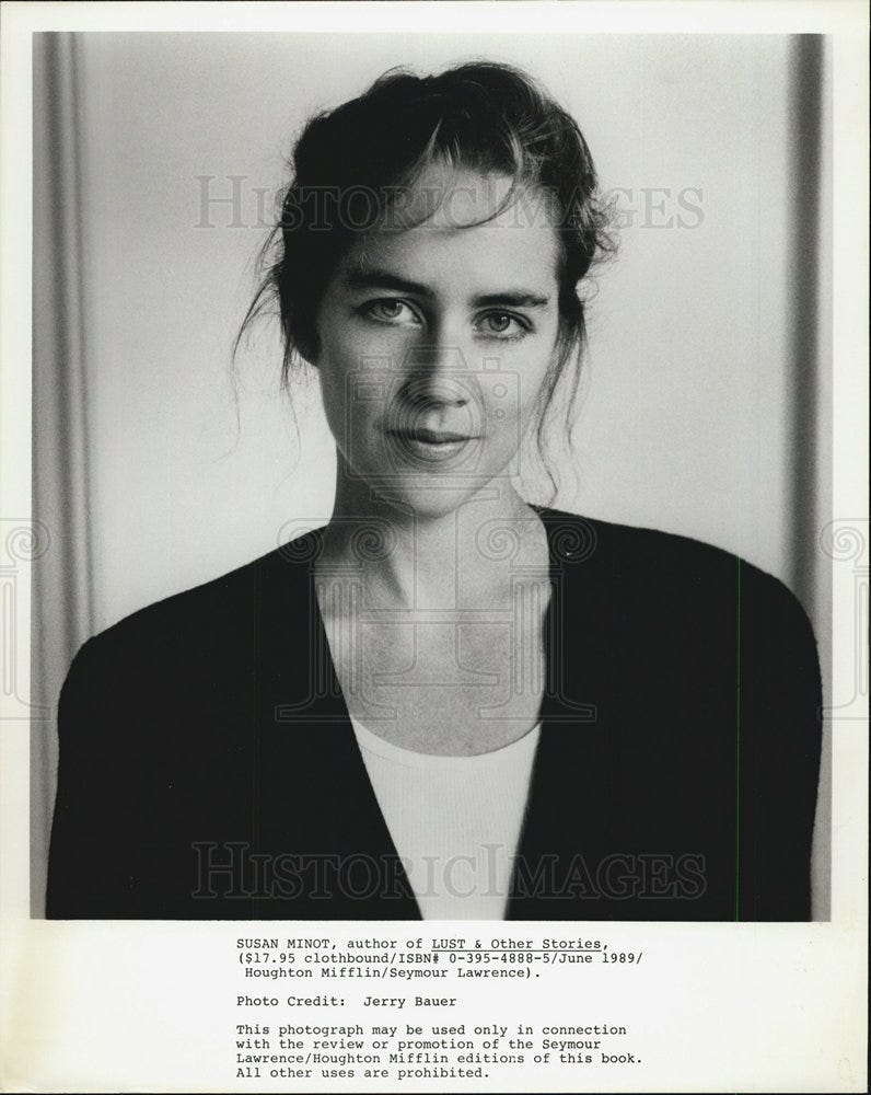 1989 Press Photo Susan Minot Author of"Lost & other Stories"