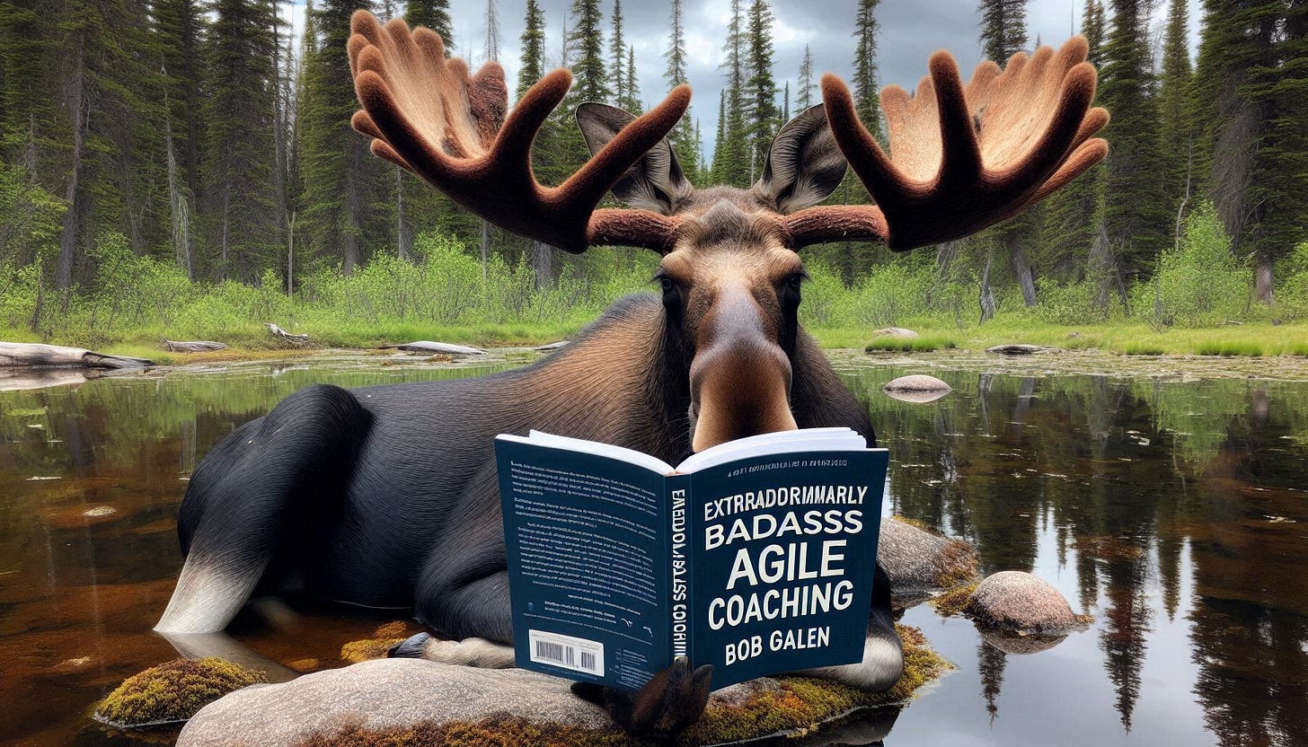 A moose lying on a rock reading a book

AI-generated content may be incorrect.