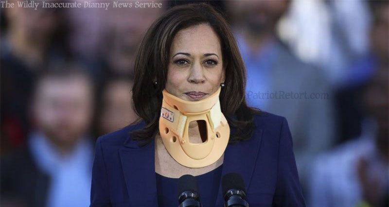 BREAKING: Kamala Harris injured due to sudden flip-flop