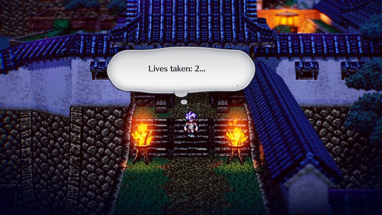 Twilight of Edo Japan walkthrough for both Pacifist and 100-kill runs | Live  A Live guide | RPG Site