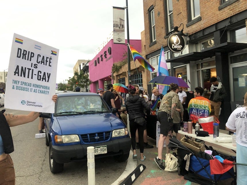 Commie Zealots Continue to Target Seattle Christian Coffee Shop in Bid To Destroy Business