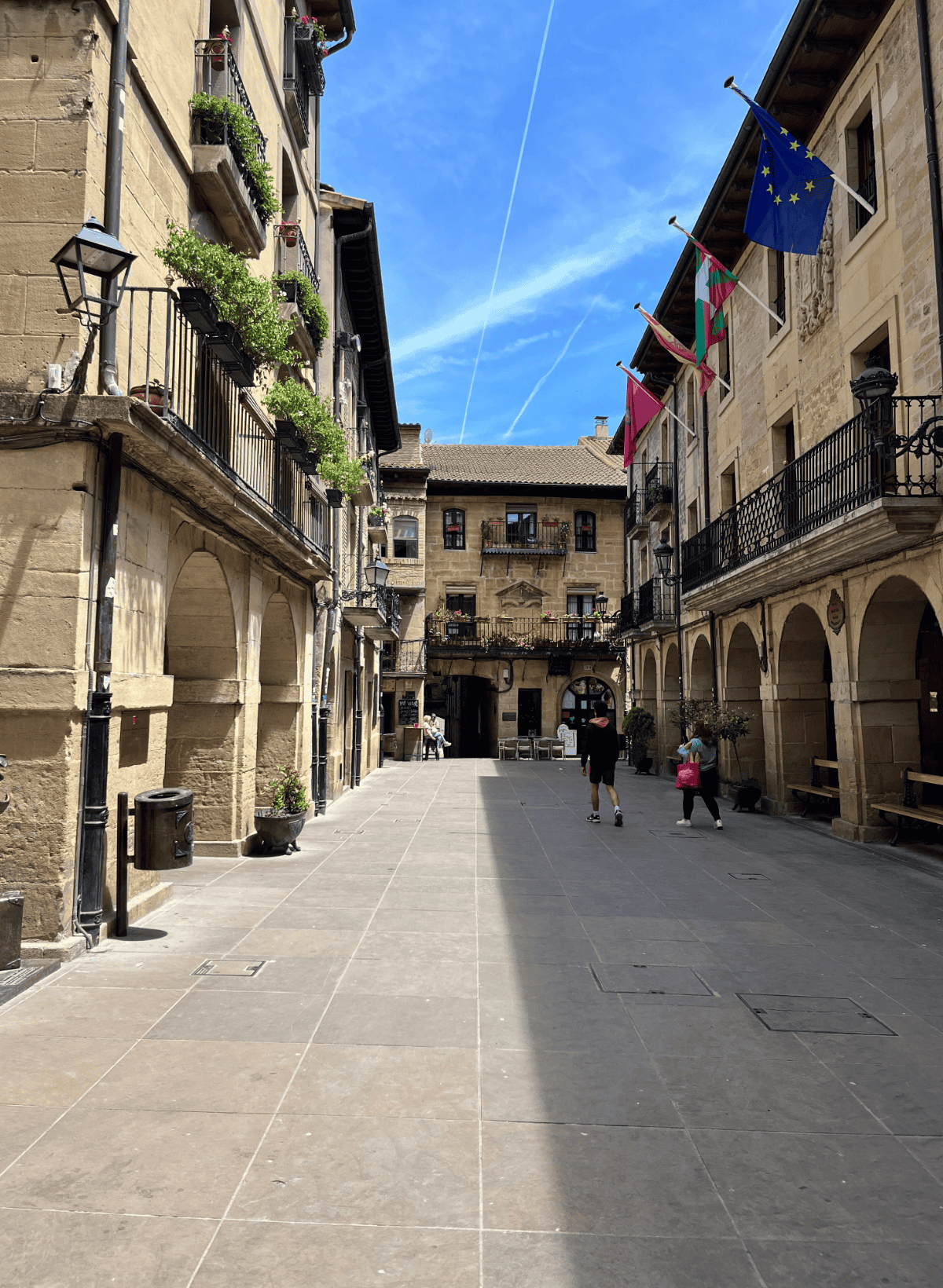 a street in La Guardia, Spain a street in La Guardia, Spain