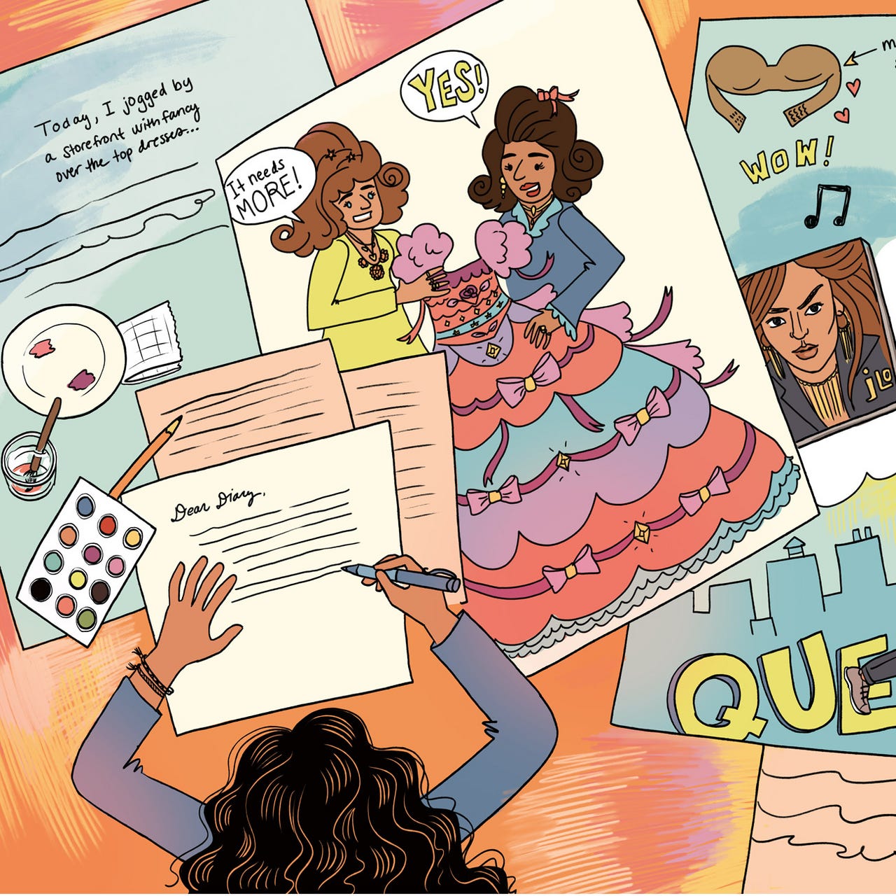 Paper, Pattern, Portrait