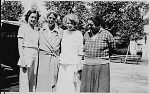 Eleanor Roosevelt and Lorena Hickok - NARA - 1... Eleanor Roosevelt and Lorena Hickok - NARA - 1...