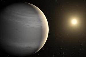 The planet, TOI-4465 b, is a gas giant located approximately 400 light-years from Earth.
