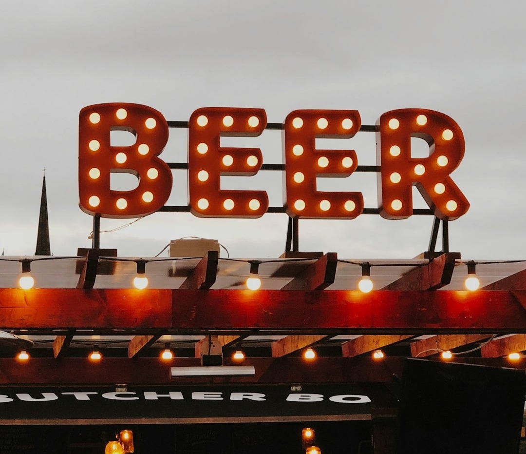 Beer LED signboard